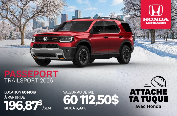 Bannière de Promotion Passport Trailsport 2026